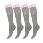 STAPP Horse Paardrijsokken Born To Ride Horse 4-pack Grijs