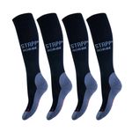 STAPP Horse Paardrijsokken Deocell 4-pack Marine