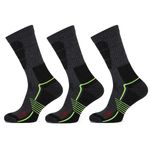 STAPP Wandelsokken Active Outdoor Bamboe 3-pack Donkergrijs