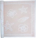 The One Towelling Strandhanddoek Hawaii 90 x 190cm Salmon / White