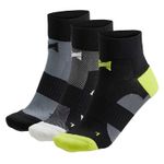 Xtreme Fietssokken Quarter 3-pack Multi Black