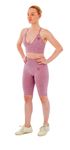 Xtreme Sportswear Dames Sportset - Korte Sportlegging + Sport BH -  Roze