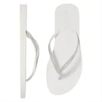 XQ Teenslippers Dames Glitter Wit 