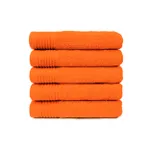 The One Badhanddoek 450 gram 70x140 Oranje (5 stuks)