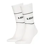Levi's sokken Short Cut Logo Sport White 2-Pack