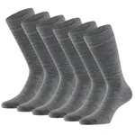 Apollo Merinowollen Sokken 6-pack Medium Grey Melange