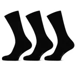 Basset Merinowollen Sokken Casual Badstof Zool 3-pack Antraciet