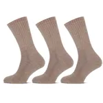 Basset Merinowollen Sokken Comfort 3-pack Beige