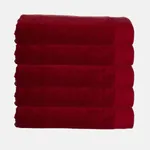 The One Handdoek Deluxe 50x100  550 gr Burgundy (5 stuks)