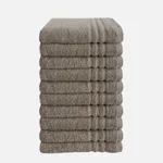 Byrklund Handdoek 70x140 cm 500gram Taupe - 10 stuks