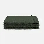 Byrklund Washand 16x21 cm 500gram Donker Groen - 4 stuks