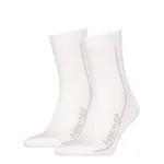 HEAD Short Crew Performance 2-pack Wit