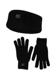 Heatkeeper Dames Winter Set - Hoofband + Handschoenen - Zwart