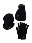 Heatkeeper Dames Winter Set - Muts + Handschoenen + Nekwarmer - Navy