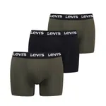 Levi's Boxershorts Repeat Logo 3-pack Khaki