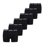Levi's Boxershorts Repeat Logo 6-pack Zwart