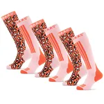 Poederbaas Skisokken 6-pack Panther Orange
