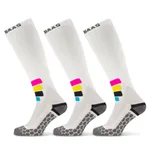 Poederbaas Skisokken Compressie Technical Pro Merino 3-pack Wit