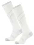 Poederbaas Skisokken Lightweight 2-pack Wit