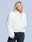 Poederbaas Fluffy Hoodie Dames Four Seasons Off White