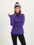 Poederbaas Midlayer Pully Dames Four Seasons Lightweight Paars