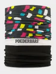 Poederbaas Nekwarmer Zwart Confetti