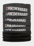 Poederbaas Nekwarmer Zwart Logo