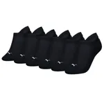 Puma Sneakersokken Dames Cushioned 6-pack Zwart