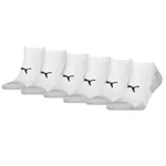 Puma Sport Cushioned Sneakersokken 6-pack Wit