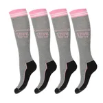 STAPP Horse Paardrijsokken Horse Bit 4-pack Grijs