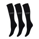STAPP Horse Paardrijsokken Ultra Fine 3-pack Zwart