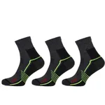 STAPP Wandelsokken Quarter Active Outdoor Bamboe 3-pack Donkergrijs