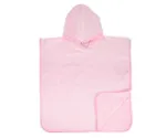The One Baby Poncho met Capuchon Light Pink