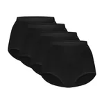 Ten Cate Basics Organic Cotton Stretch High Waist Slip 4-pack Zwart