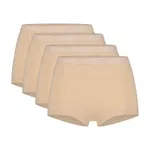 Ten Cate Basics Organic Cotton Stretch Short 4-pack Beige