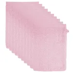 The One Washandjes Licht Roze - 10 stuks