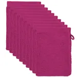 The One Washandjes Magenta - 10 stuks