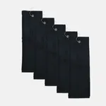 The One Golfhanddoek 40x50 cm 450 gram Zwart (5 stuks)