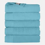 The One Badhanddoek 450 gram 70x140 cm Petrol (5 stuks)