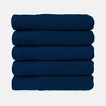 The One Handdoek Deluxe 50x100  550 gr Donker Navy  (5 stuks)