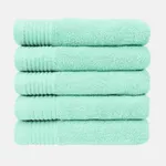 The One Handdoek Deluxe 50x100  550 gr Mint (5 stuks)