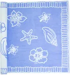 The One Towelling Strandhanddoek Hawaii 90 x 190cm Purple / White