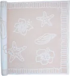 The One Towelling Strandhanddoek Hawaii 90 x 190cm Salmon / White