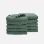 Walra Soft Cotton Handdoeken 50 x 100 cm - 550 gr/m² - Legergroen - 10 stuks