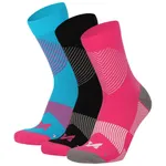 Xtreme Compressiesokken Quarter 3-pack Multi Pink