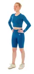Xtreme Sportswear Dames Sportset - Korte Sportlegging + Sport Croptop - Blauw