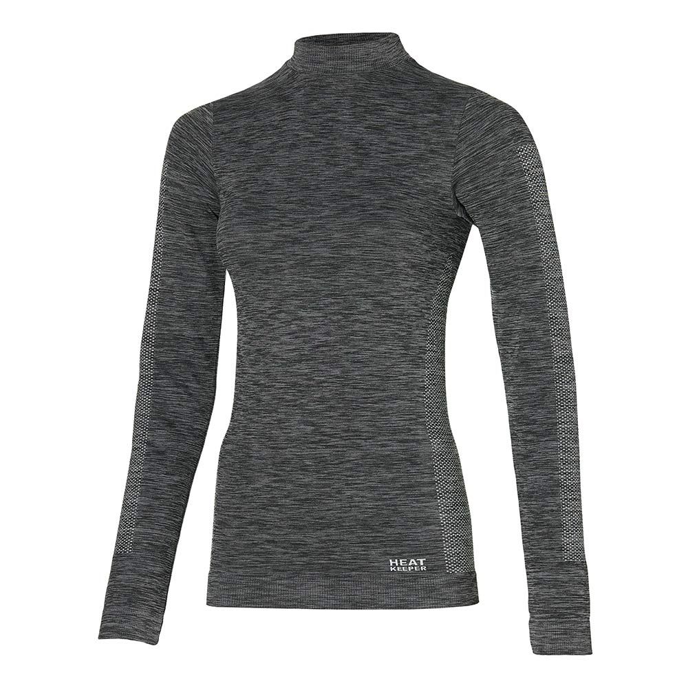 Heatkeeper Thermoshirt Lange Mouw Dames Premium 4-pack Zwart Melange