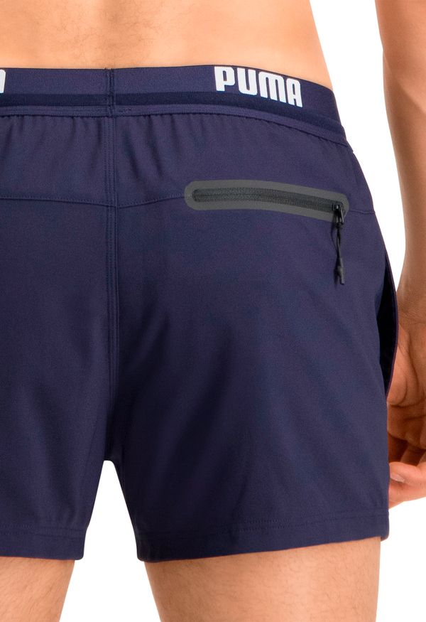 Puma Zwembroek Mannen Logo Short Navy