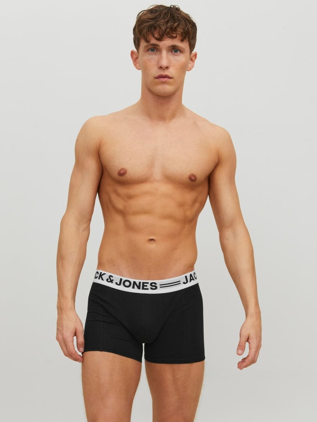 Jack & Jones Boxershorts SENSE Trunks 3-pack Zwart