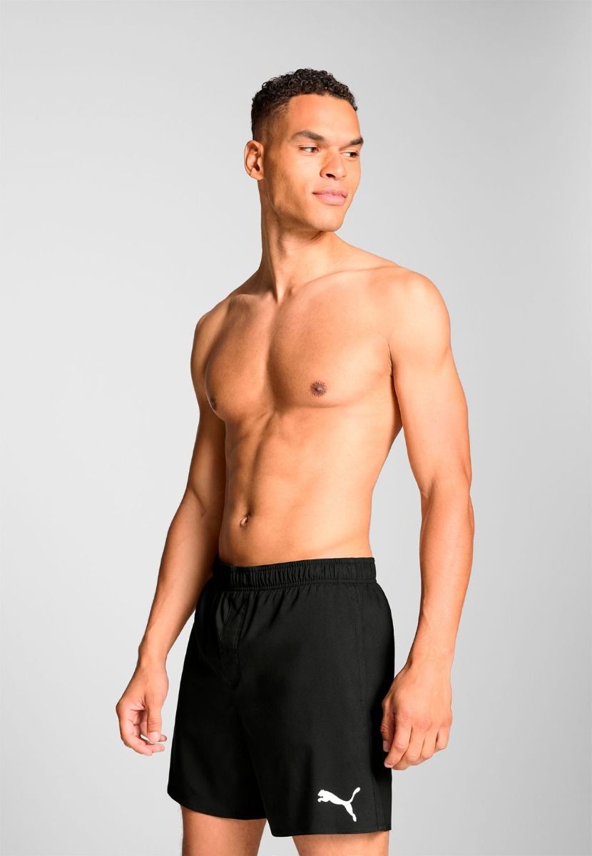Puma Zwembroek Heren Mid Shorts Zwart